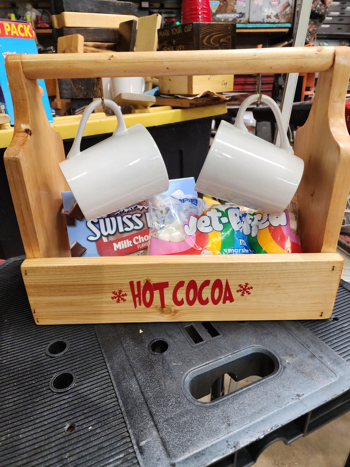 Caddy (includes everything pictured) *can have cups personalized for an upcharge- design determines upcharge