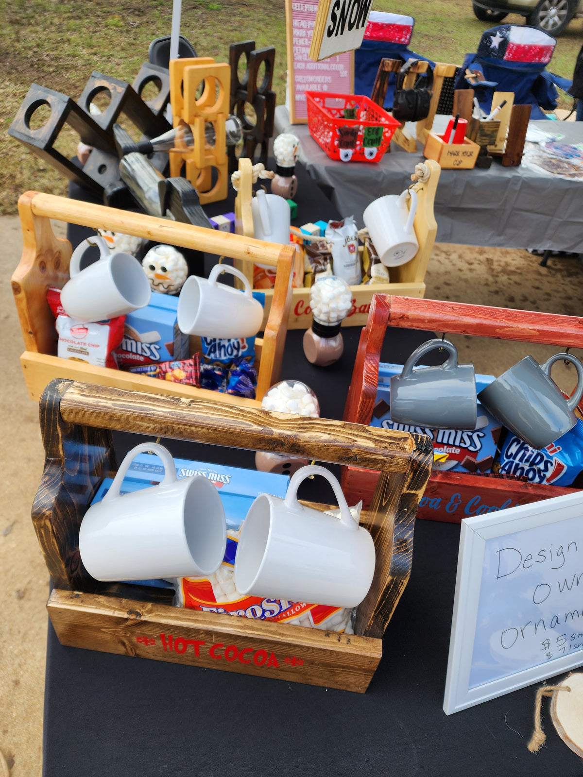 Caddy (includes everything pictured) *can have cups personalized for an upcharge- design determines upcharge